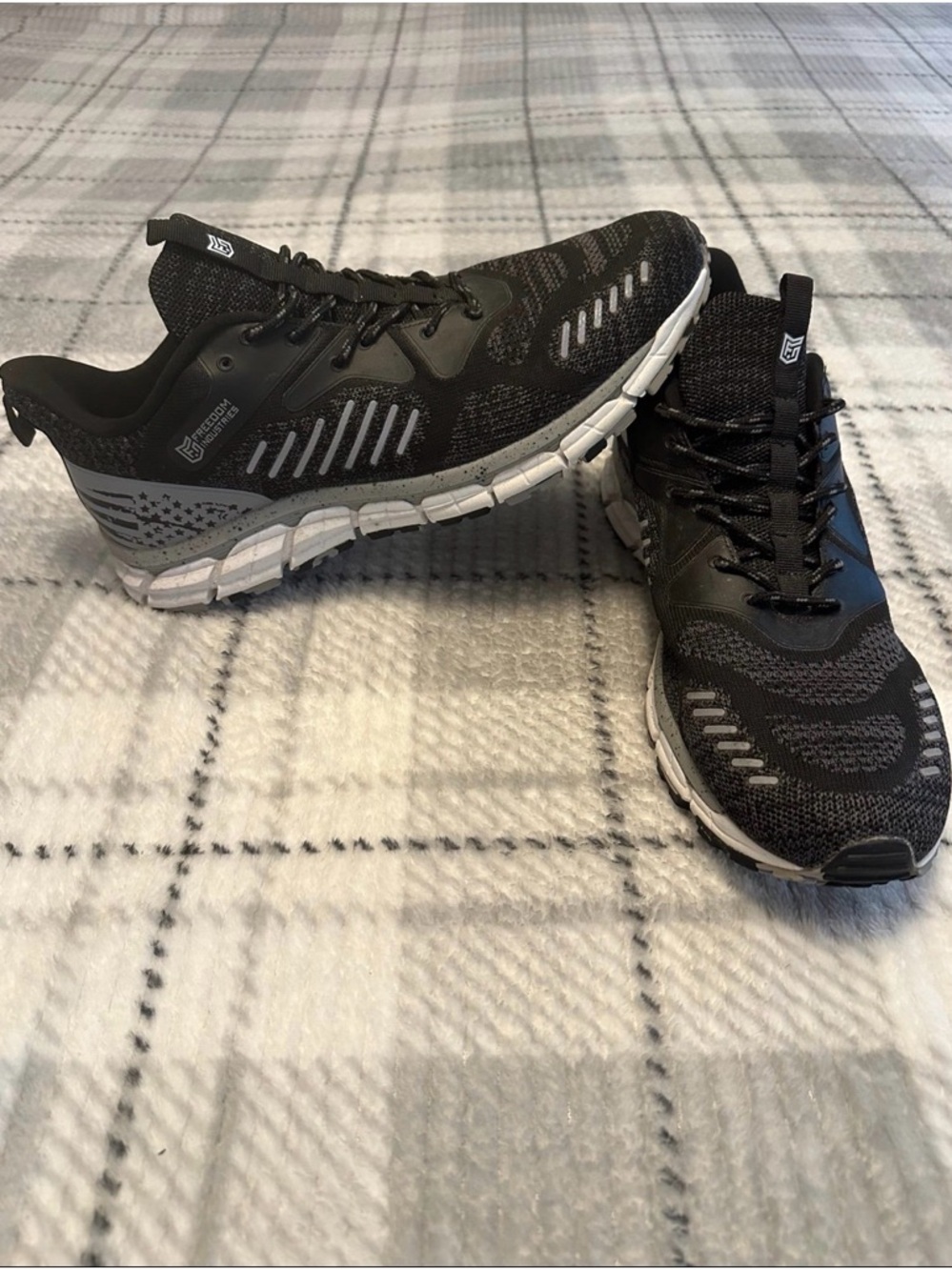 Freedom Industries XP1-RT Running Shoes, Sneakers, Black Gray White, Men's 11.5